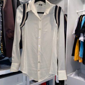 Jean Paul Gaultier Off white Dress Blouse NWT